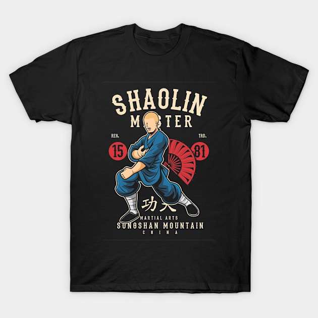 Shaolin Master T-Shirt by Hudkins